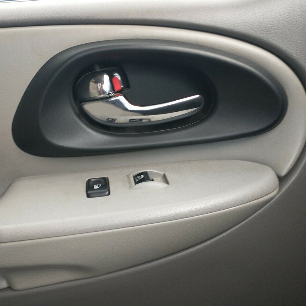 Front Left Door Handle Bezel Trim Inner Driver Side For 02-09 Chevy Trailblazer