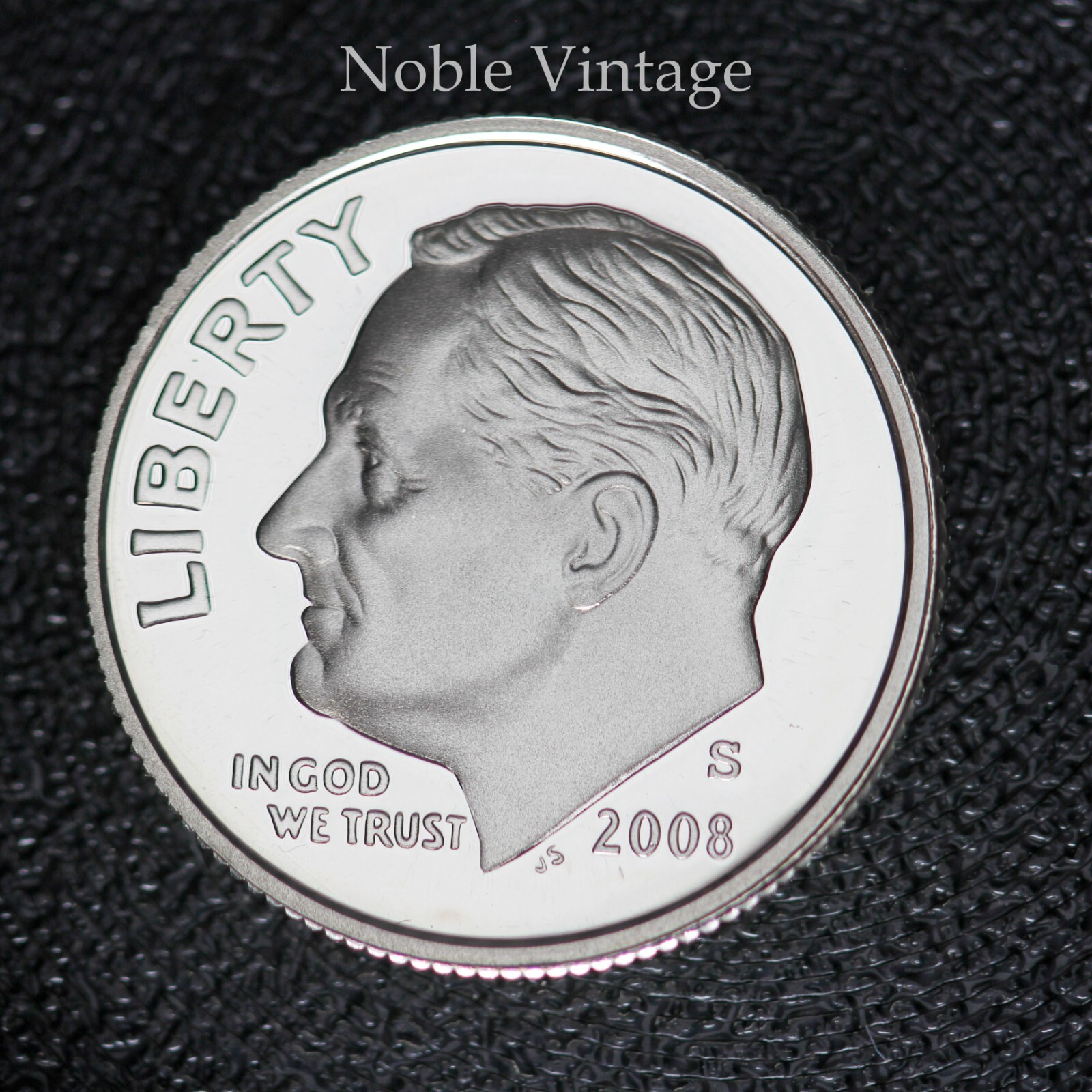 2008 S Silver Proof Roosevelt Dime - From a Proof set - 90% Silver