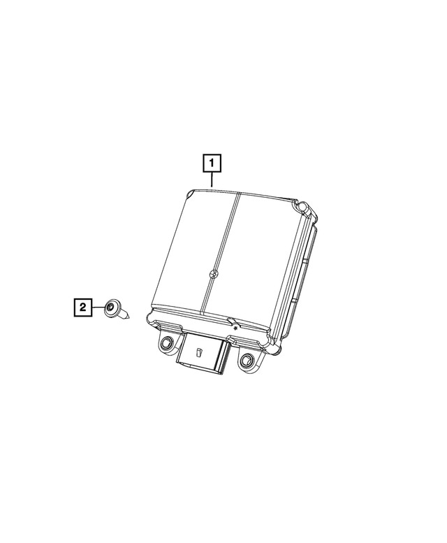 Genuine Mopar Blind Spot Detection Sensor 68499743AB