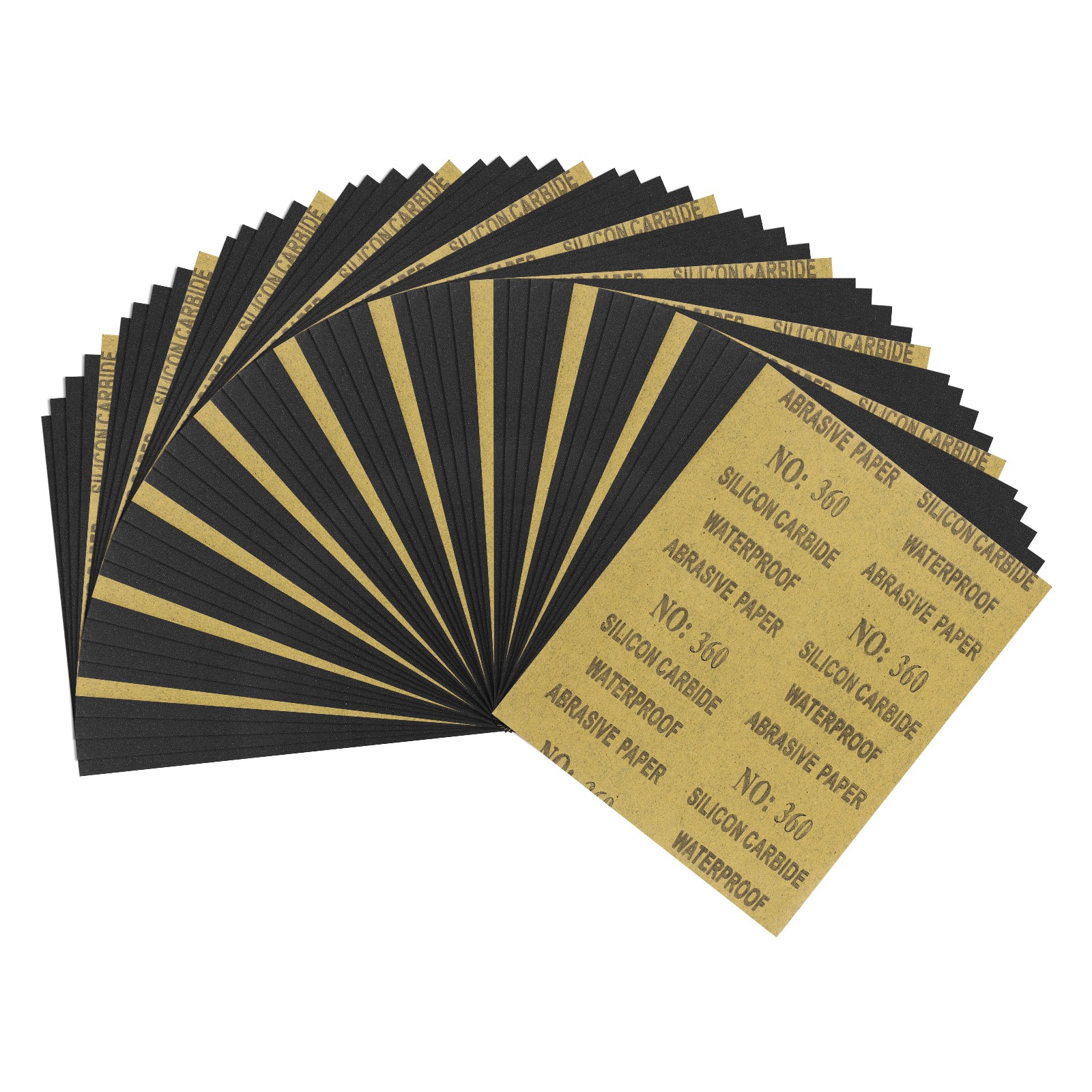 50pcs Sand Papers - [9 x 11 Inch x 360 Grits] Sandpaper Sheets