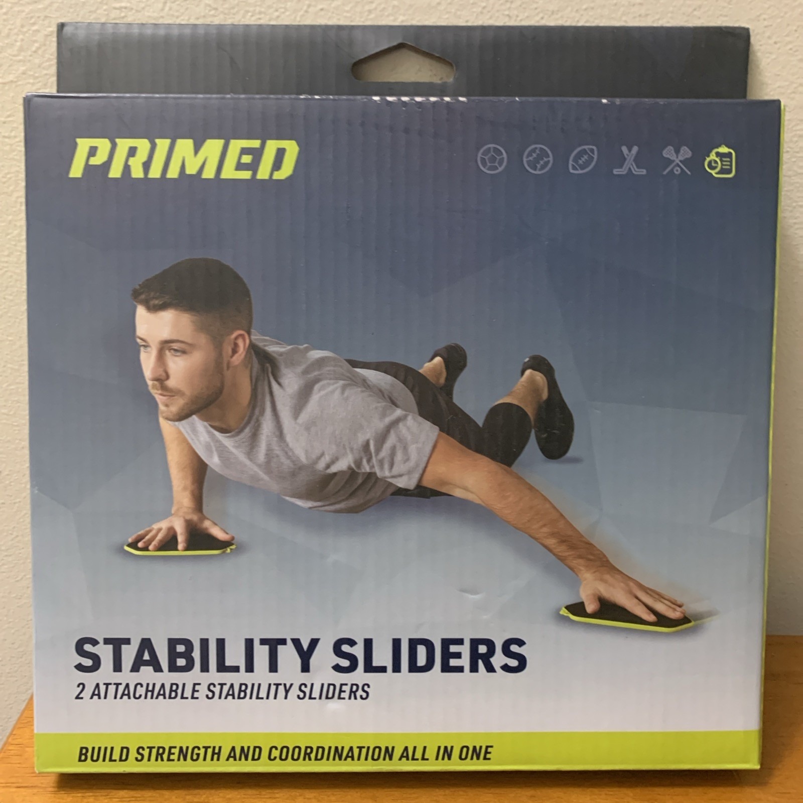 PRIMED Stability Sliders All In One Workout Strength & Coordination