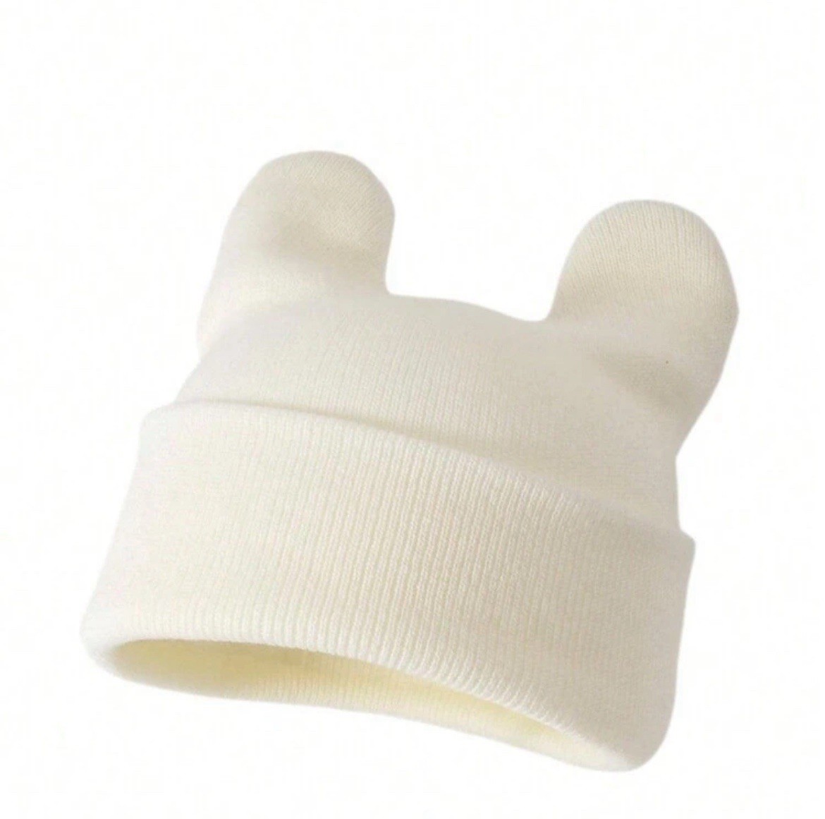 New ADVENTURE TIME Beanie Hat FINN The Human Skull Cap WHITE Ears Cosplay Winter