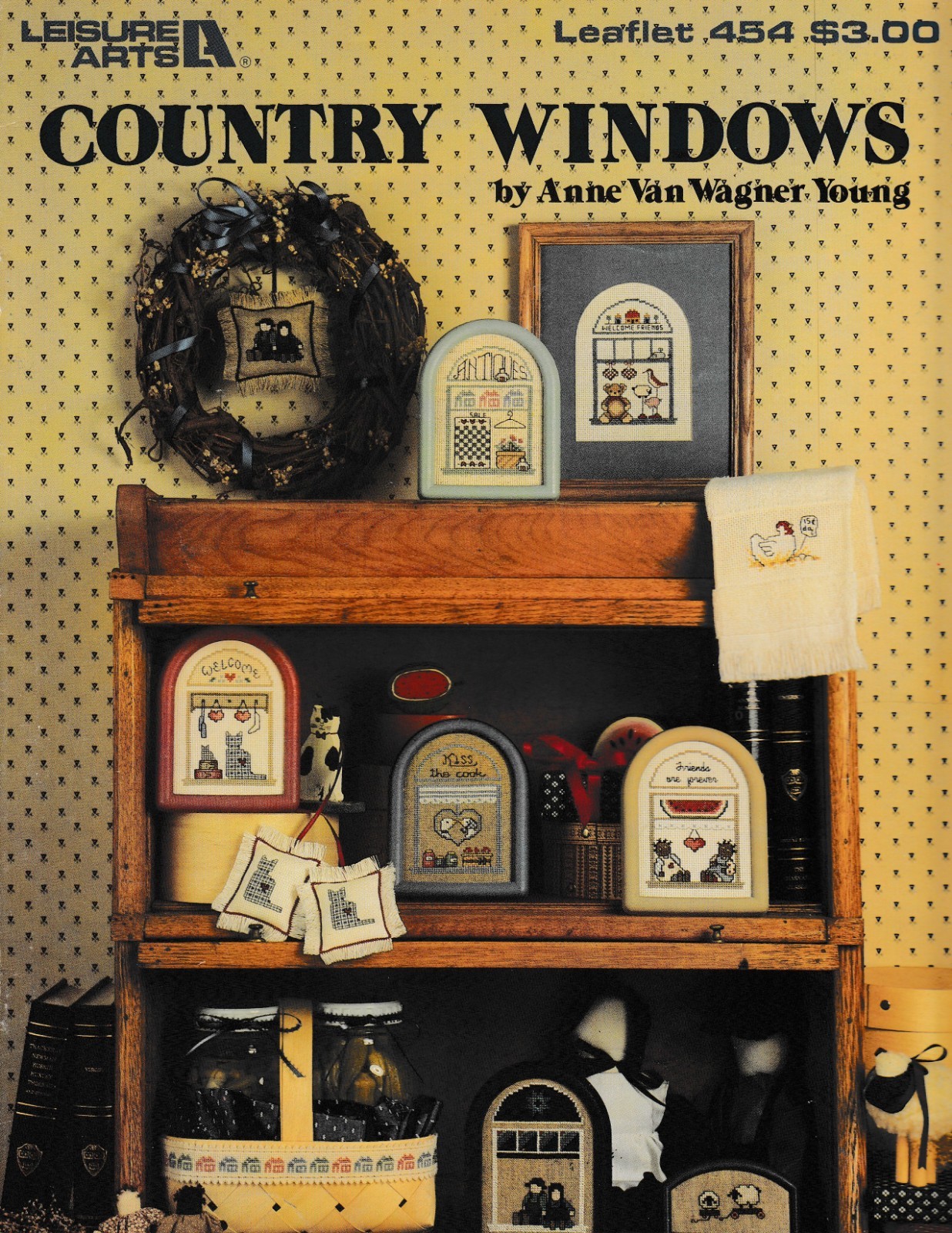 Country Windows Cross Stitch | Leisure Arts 454