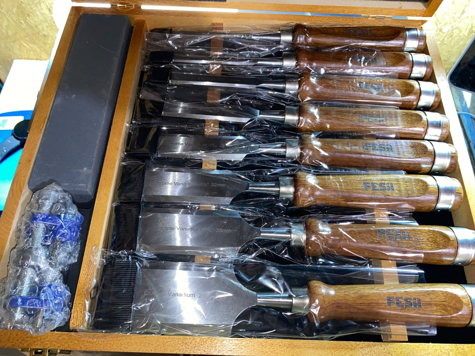 FESA  - 10PC Wood Carving Chisel Set- NEW
