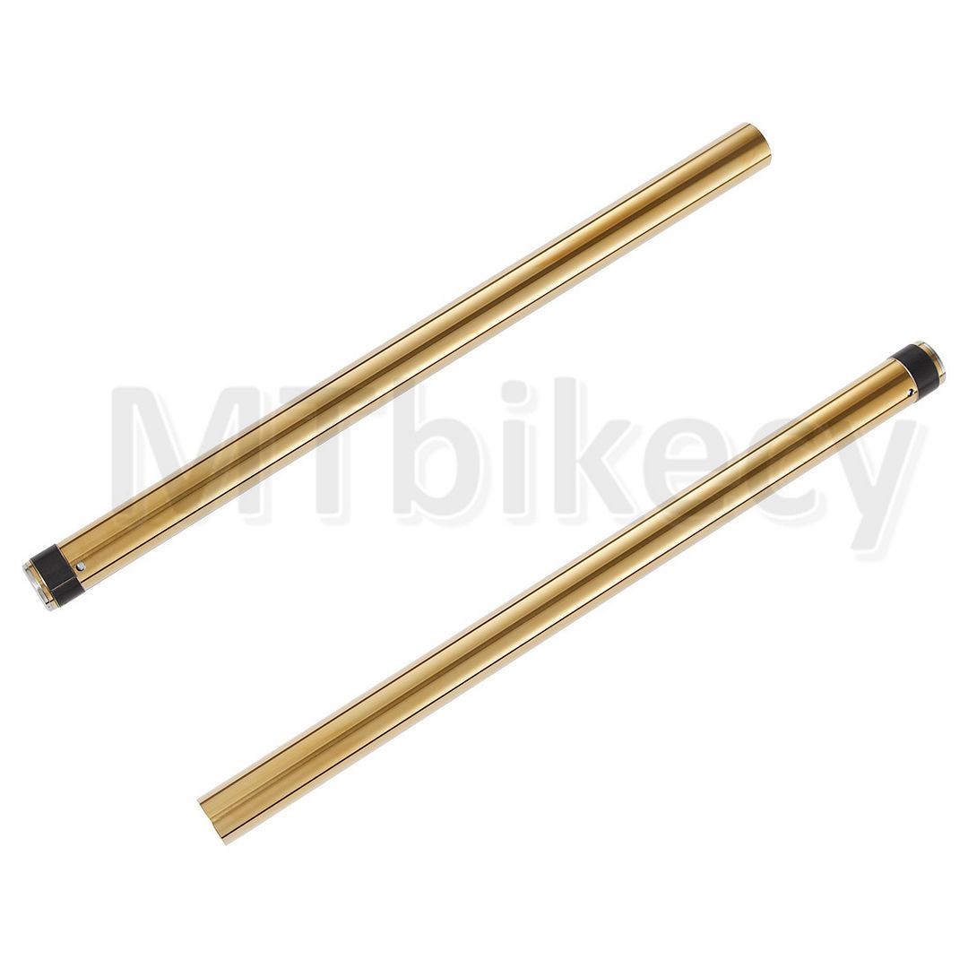 Pair Front Suspension Fork Inner Tubes Pipes For Kawasaki ER300 Z300 2015-2016