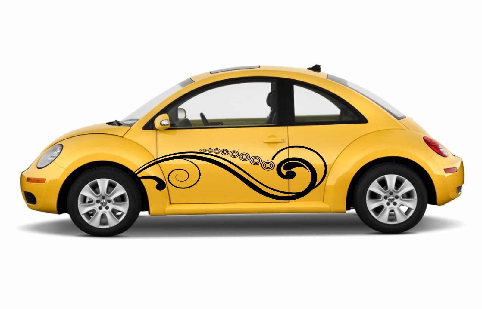 Circles Swirl Shape Vinyl Decal Camouflage Reflective Sticker Truck Car Vehicle