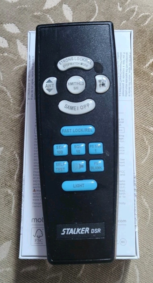 Stalker dual ergonomic remote Stalker DSR