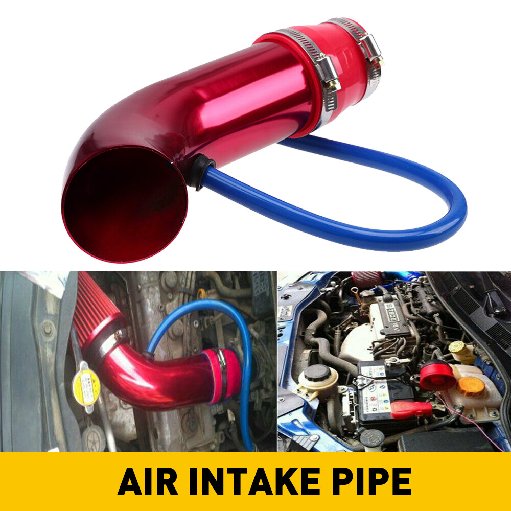Universal Cold Air Intake Induction Filter Kit Pipe Power Flow Hose System