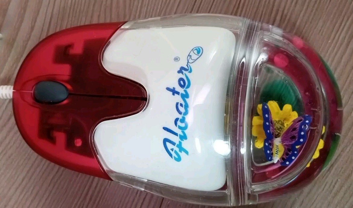 Floaters Computer Mouse USB & PS/2 Butterfly Flower Corded in Original Packaging