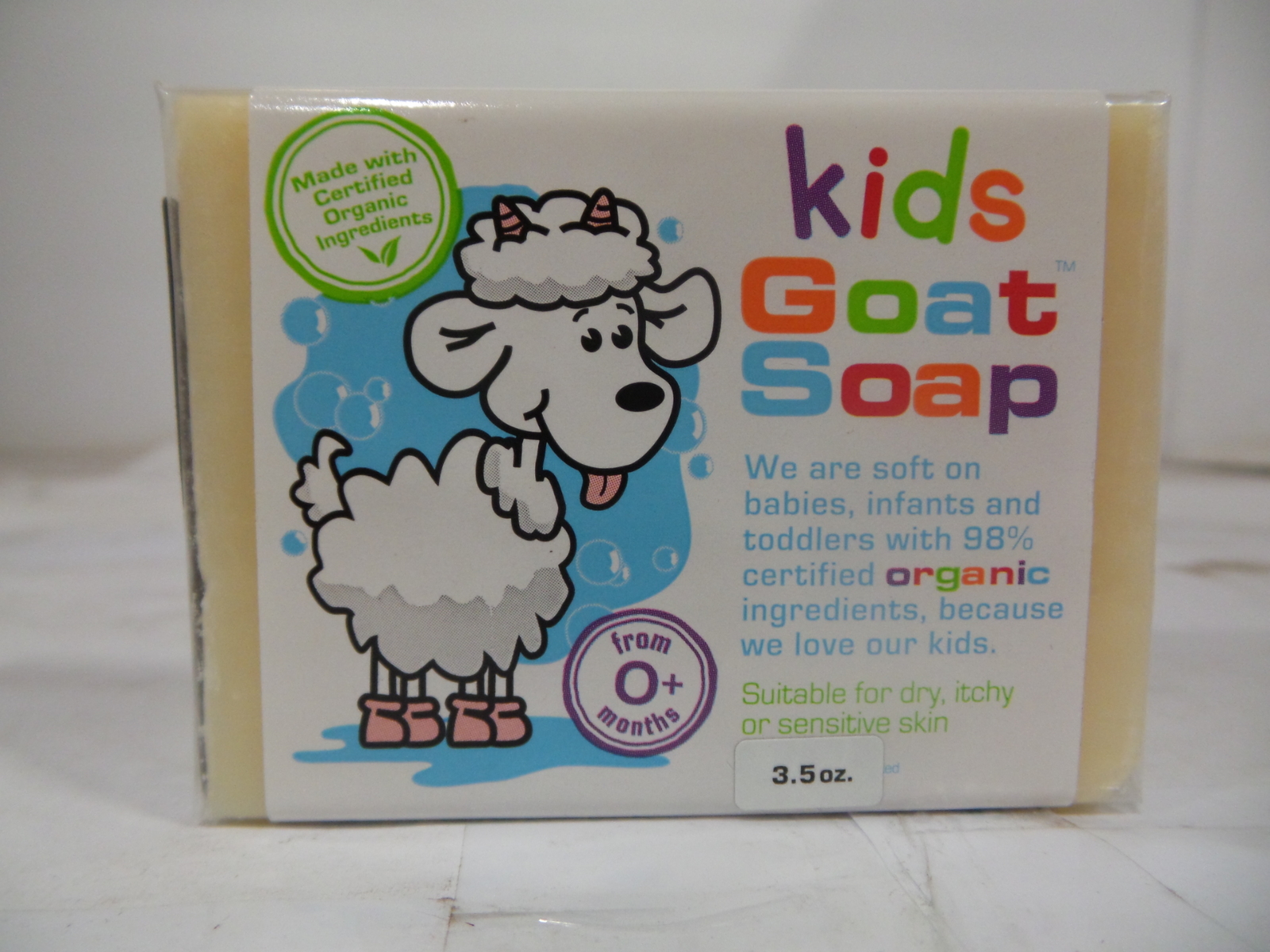 Goat Kids Organic Soap, 3.5 oz Pack of 3