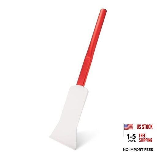 Extended Long Handle Bulldozer Squeegee Window Tint Squeegee with Soft Rubber