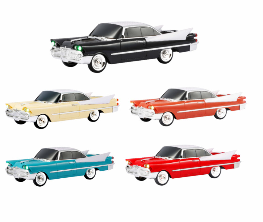 WS1965 1500mAh Classical Vintage Car Design Wireless Desktop Party BT Portable