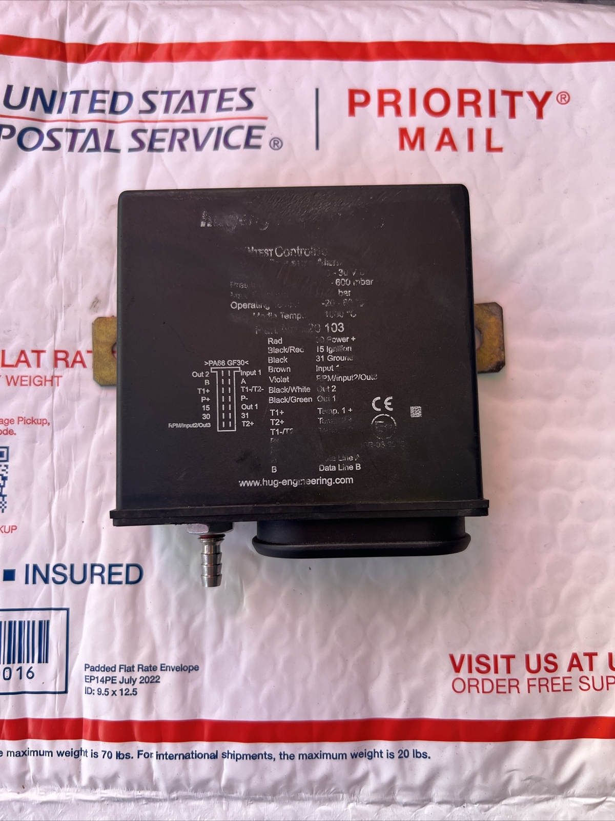 Dintest Control Box V4-20103 Hug Engineering. ECU