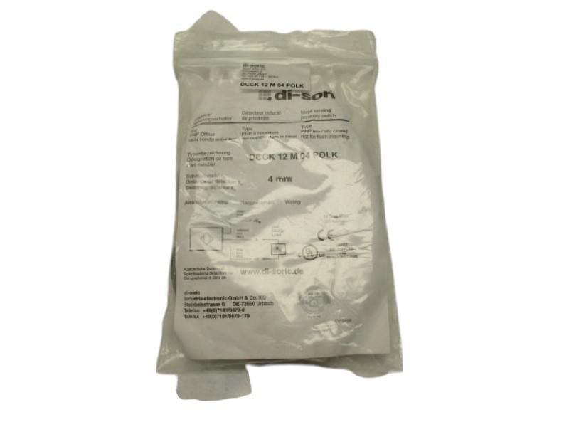 DI-SORIC DCCK12M04POLK PROXIMTIY SENSOR 4MM  NSMP