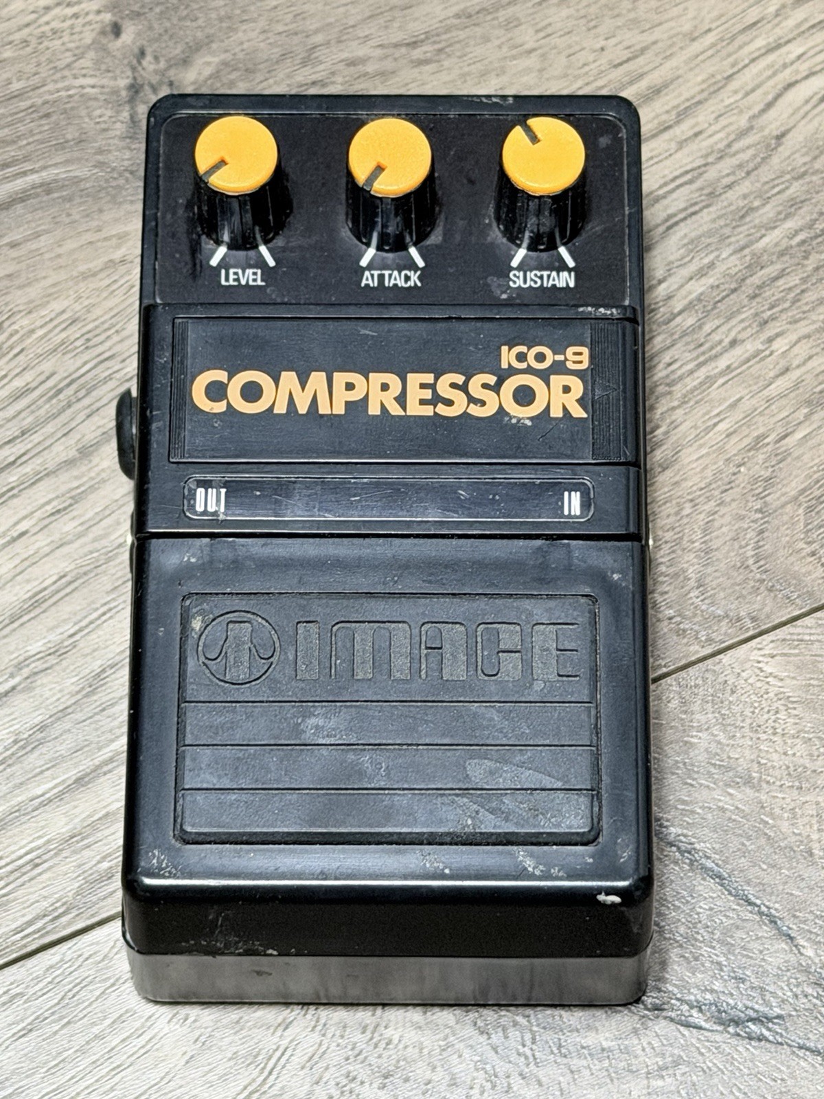 RARE Image ICO-9 Compressor Guitar Sustainer Pedal TESTED & WORKS 1986 Japan