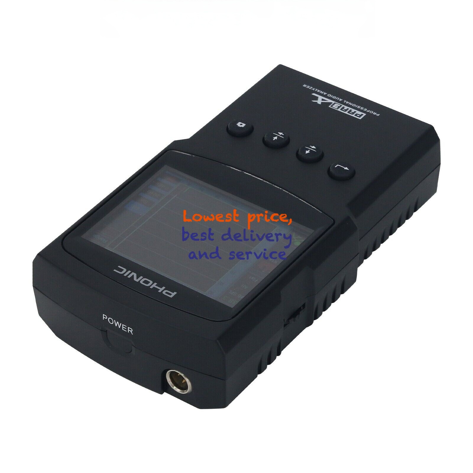 PHONIC PAA3X Audio Spectrum Analyzer Support Screenshot Balanced XLR In / Out#/