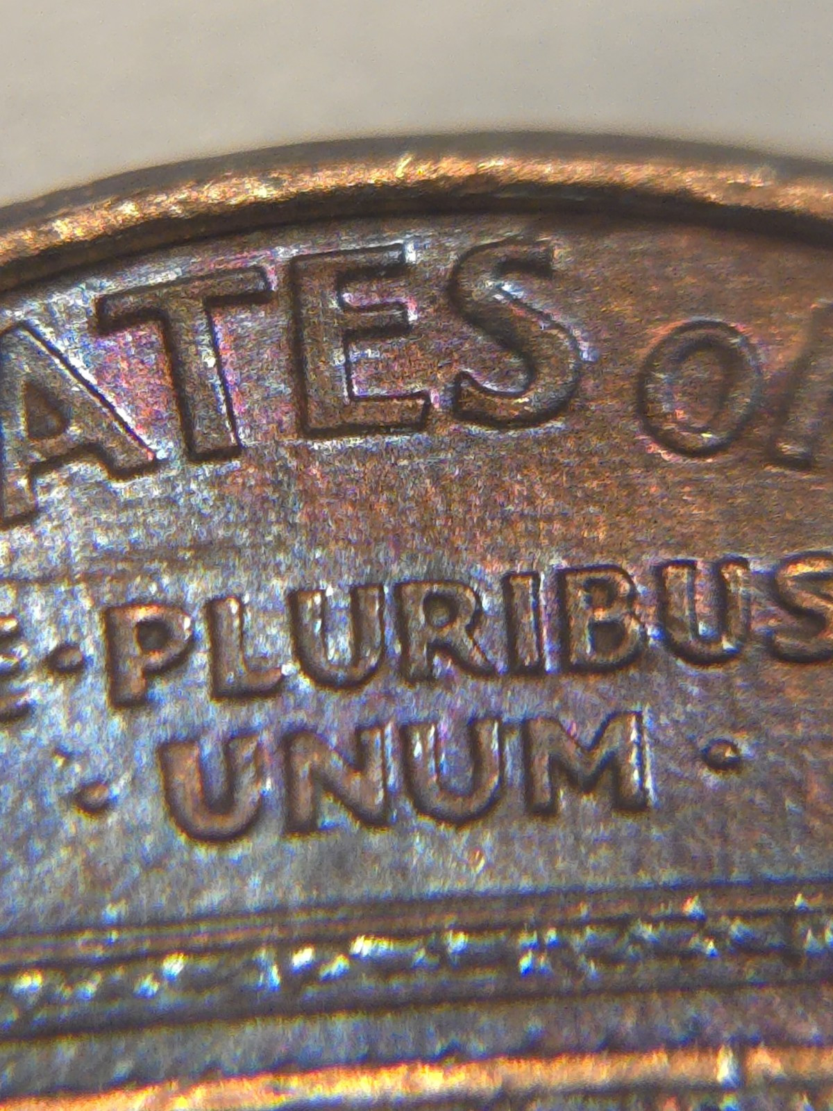 2003 Lincoln Memorial Cent Coin Toning