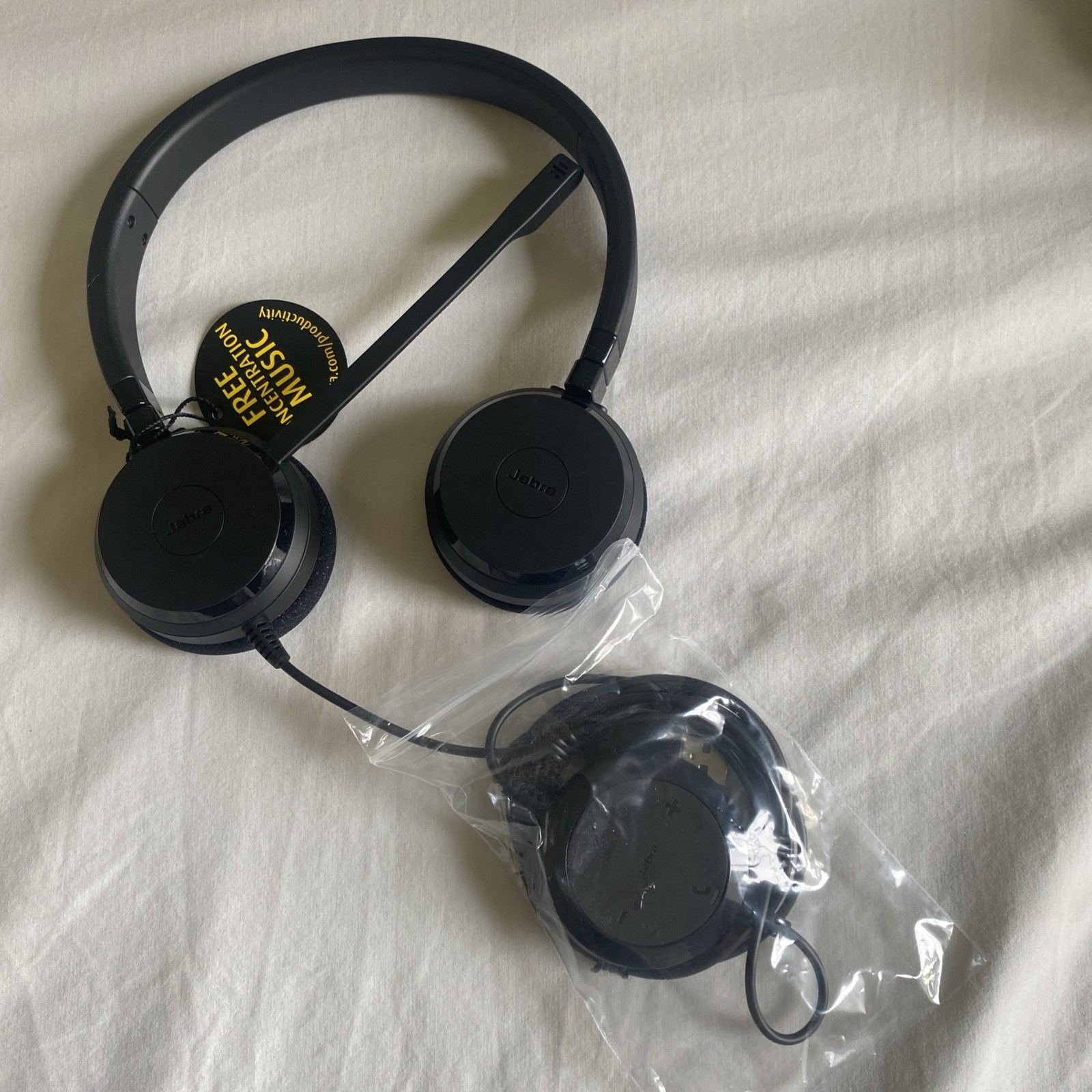 Jabra GN HSC016 USB Headset with Microphone USB Corded Black - New Without Box