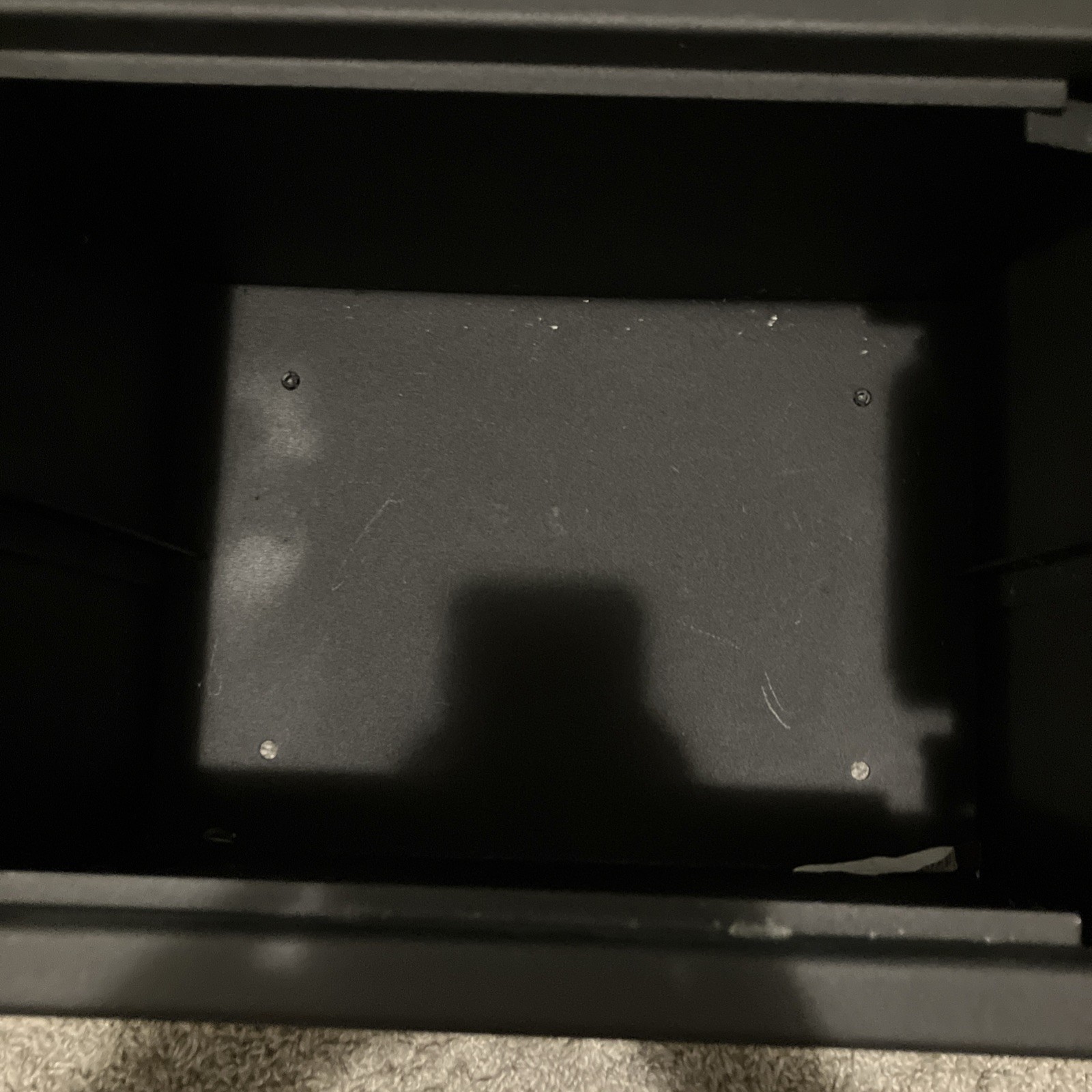 Stack On Mat Black Conpartment Safe Box Security Lock With Code