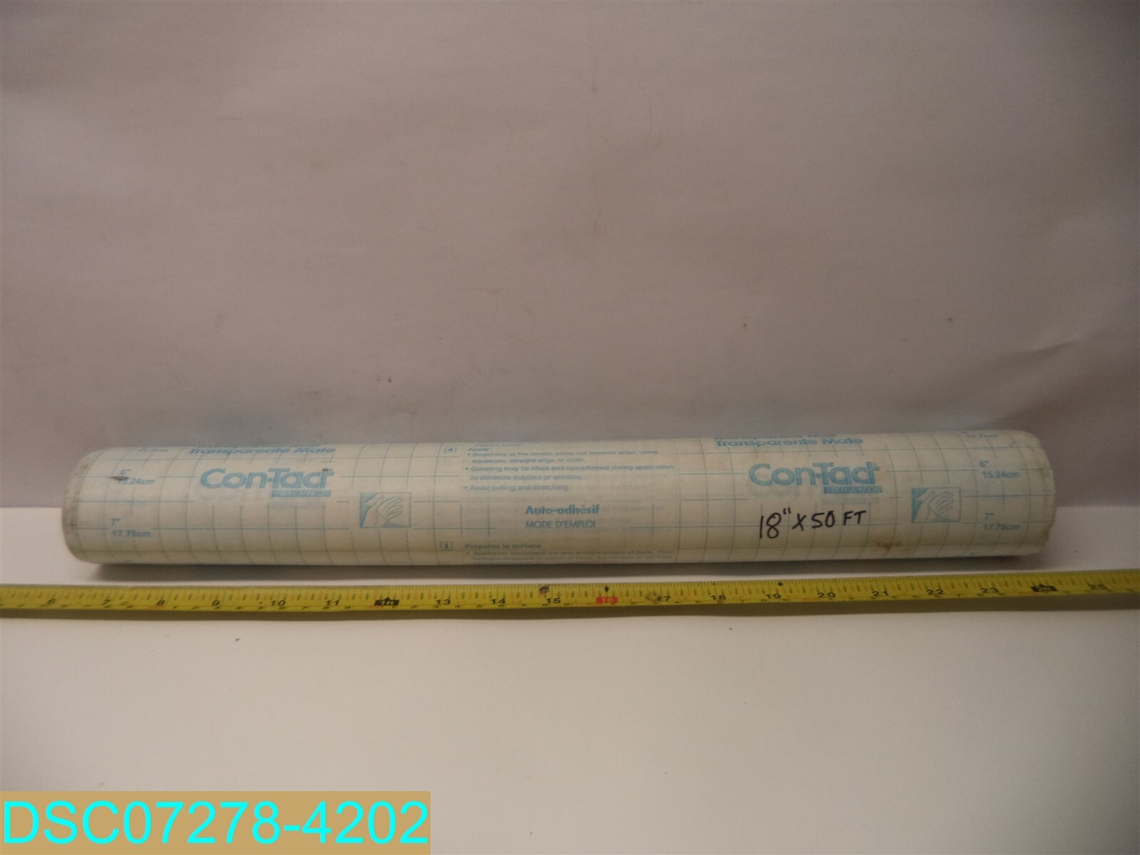Con-Tact Brand Creative Clear Covering, Versatile and Self-Adhesive 18'' x 50'
