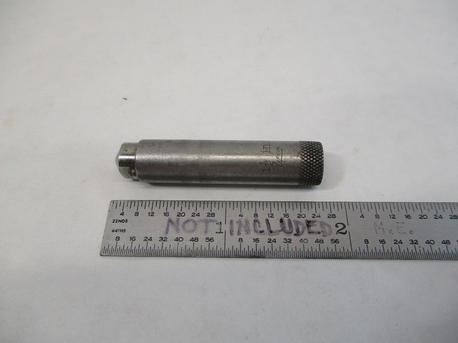 LUFKIN # 680 x 1-1/2" Inside Micrometer ROD CAP END (only) Tubular Micrometer VG