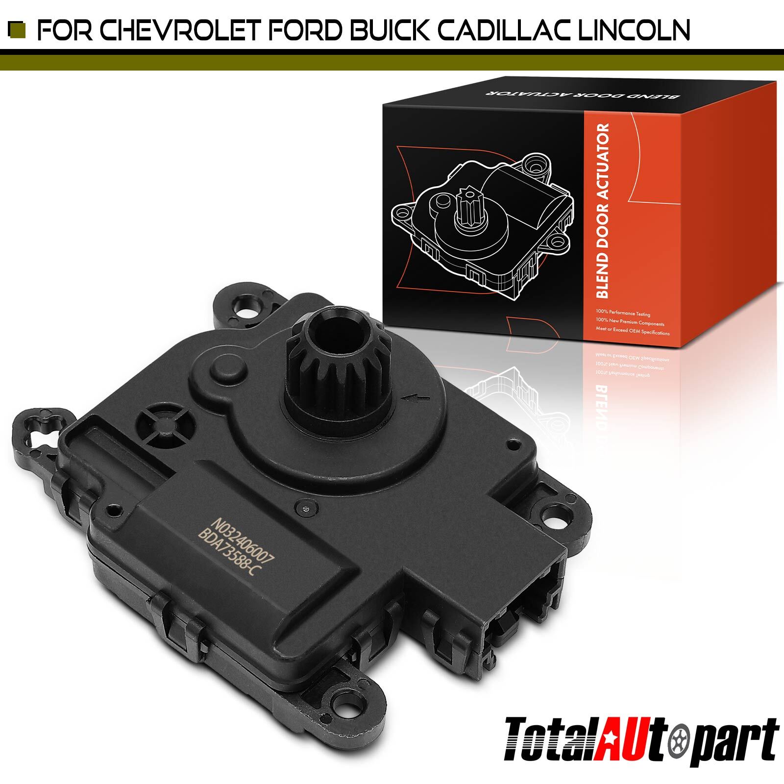 HVAC Blend Door Actuator for Ford Escape Explorer Chevrolet Buick Cadillac Right