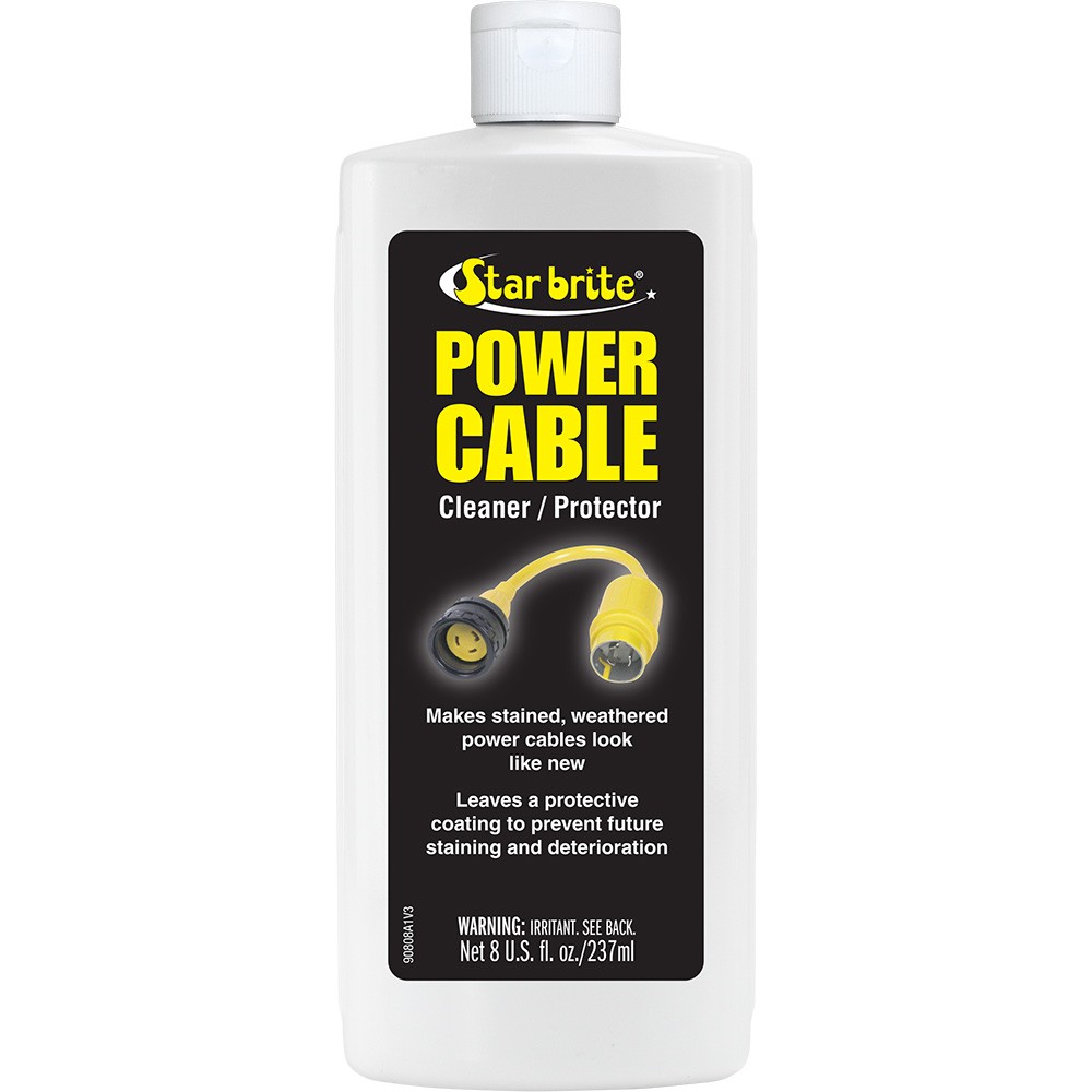 Star Brite Power Cable Cleaner &Amp; Protector - 8 Oz  90808