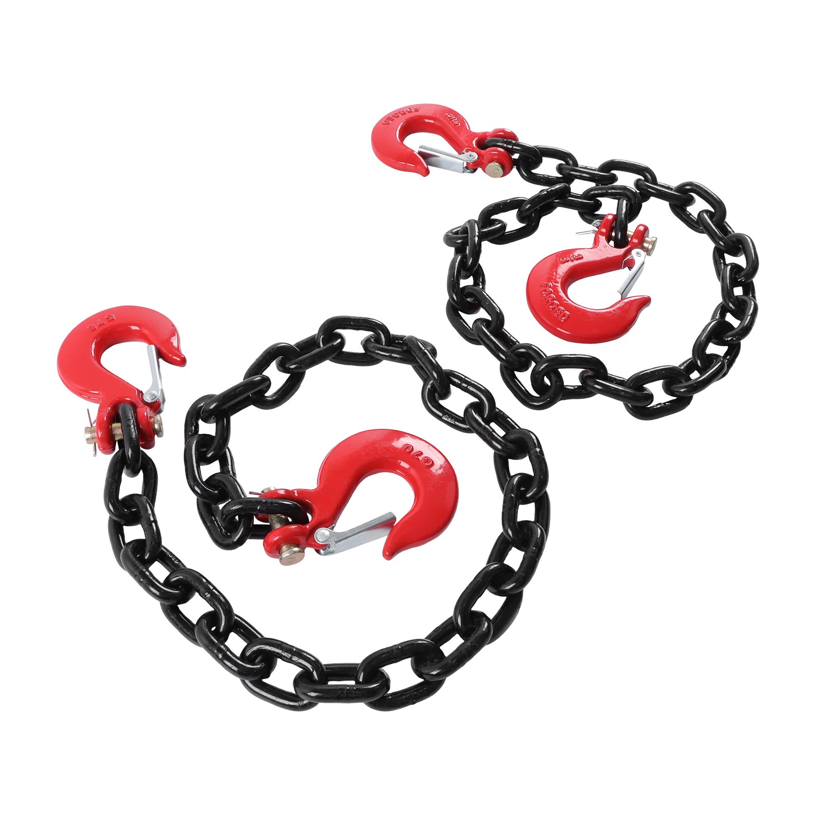 G80 Tow Chains Trailer Safety Chains With G70 3/8" × 36 " Double hook