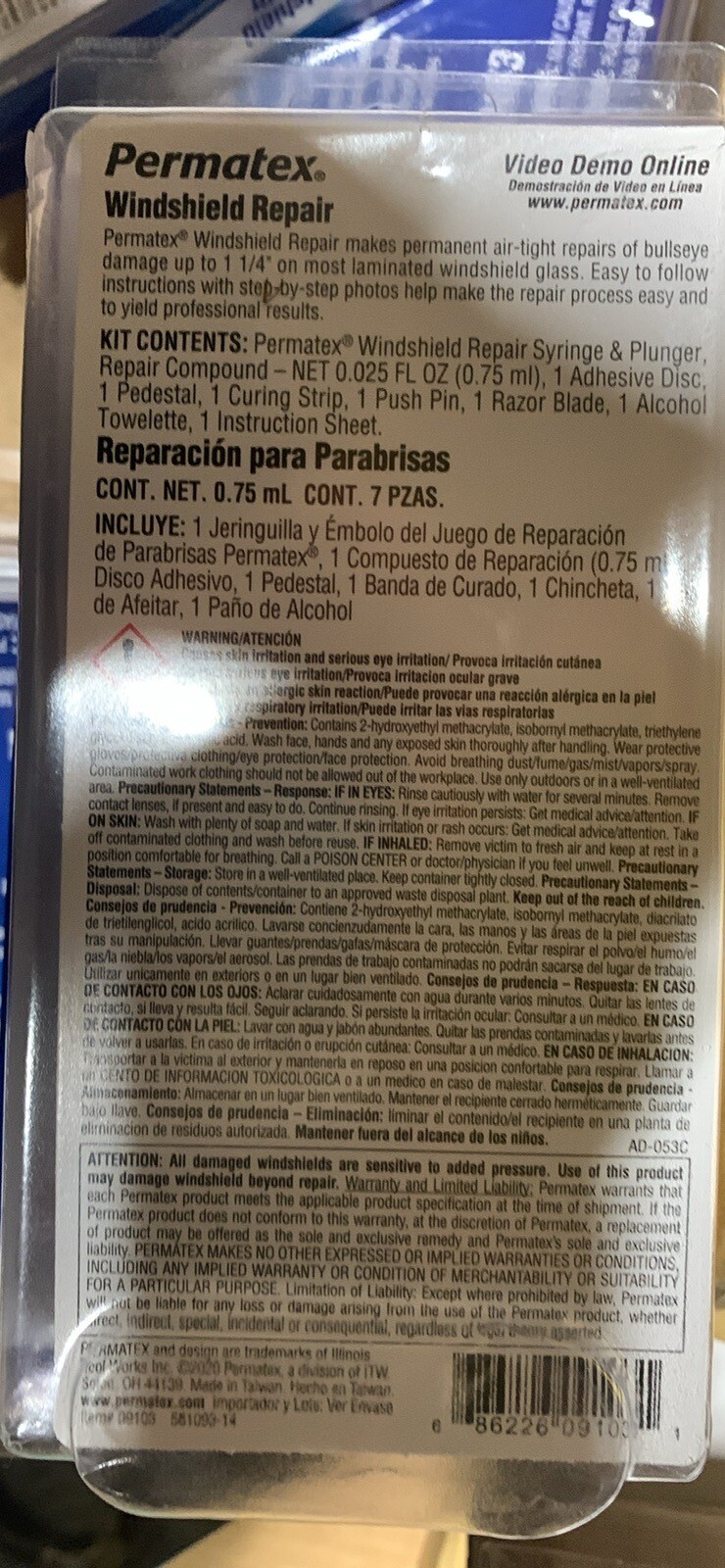 Permatex Windowshield Repair Kit