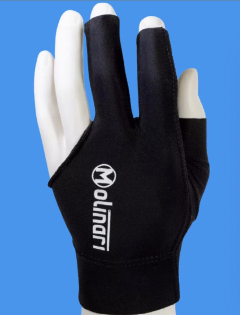 MOLINARI BILLIARDS GLOVE BLACK ** MEDIUM