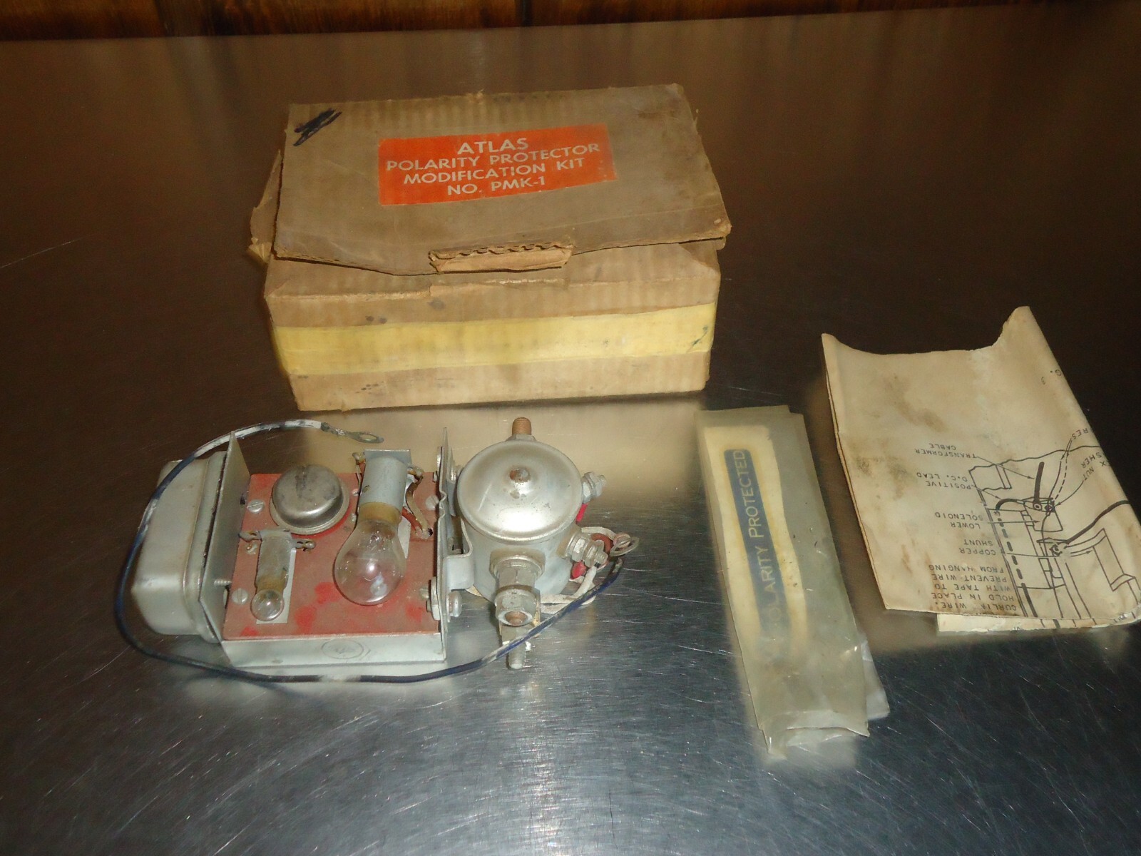 New NOS Vintage Heyer Atlas Battery Polarity Protector Modification Kit PMK-1