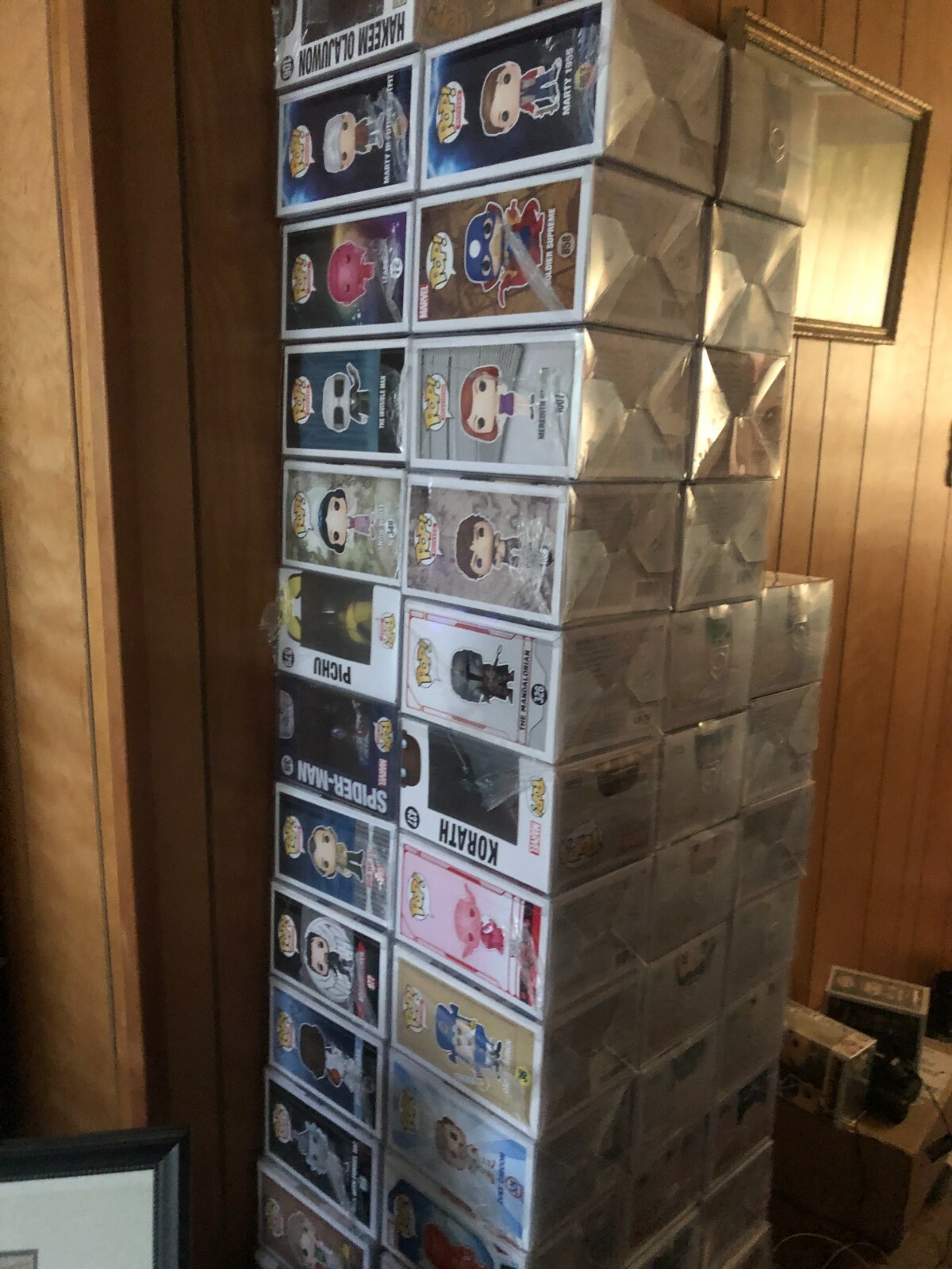 Funko Pop! Mystery Box LOT - 8 FUNKO POPS - 1  NEW T SHIRT and  OTHER SURPRISES