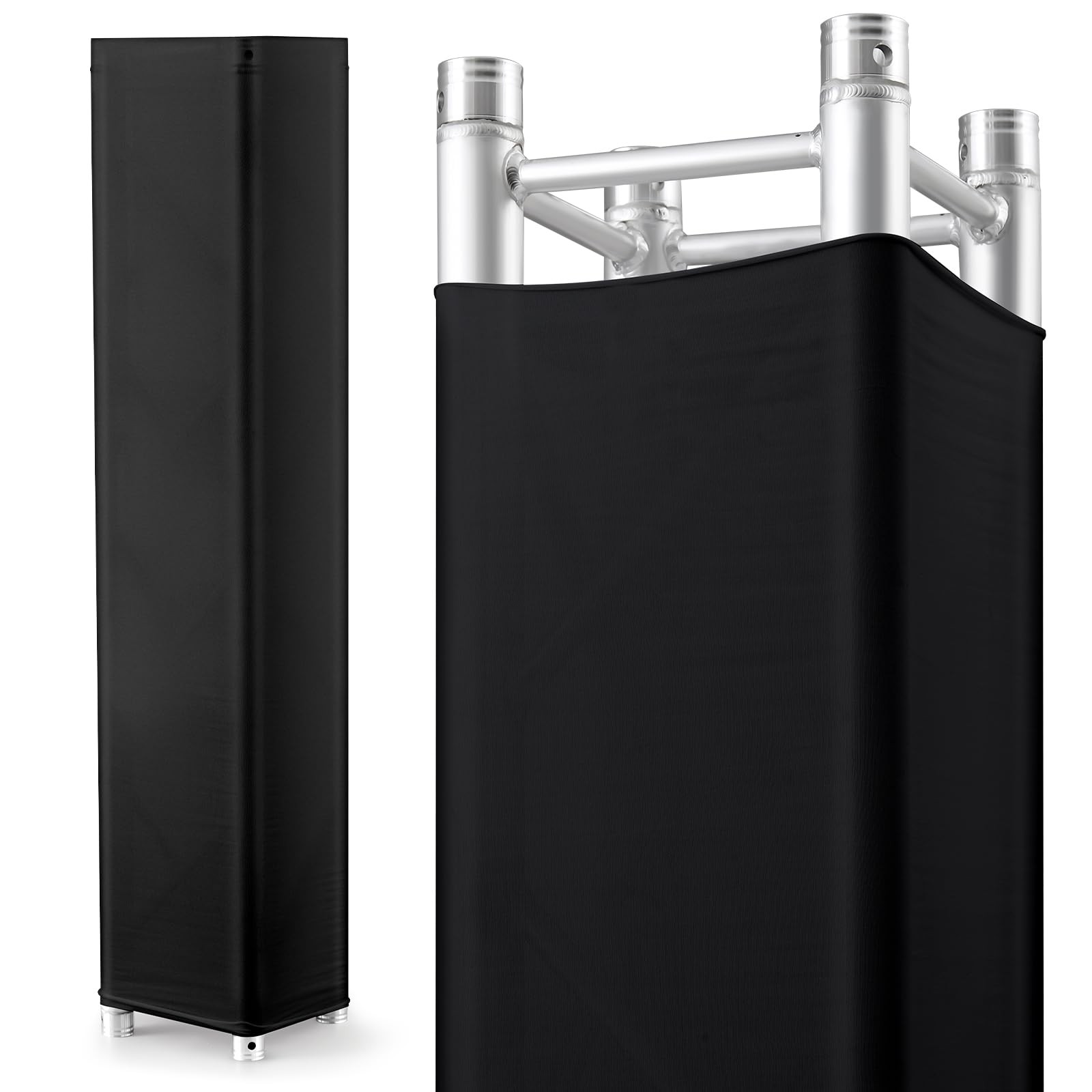 Hahafelt 2 Pcs Black Truss Cover Fits 4.92 ft x 12 in X 12 in,