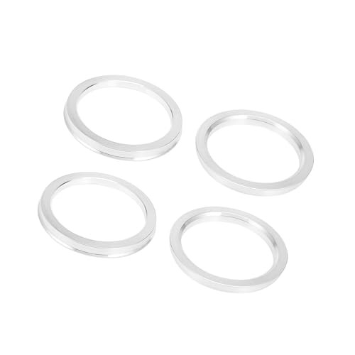 4pcs OD 106mm to ID 87.1mm Aluminium Alloy Car Hub Centric Rings Wheel Bore