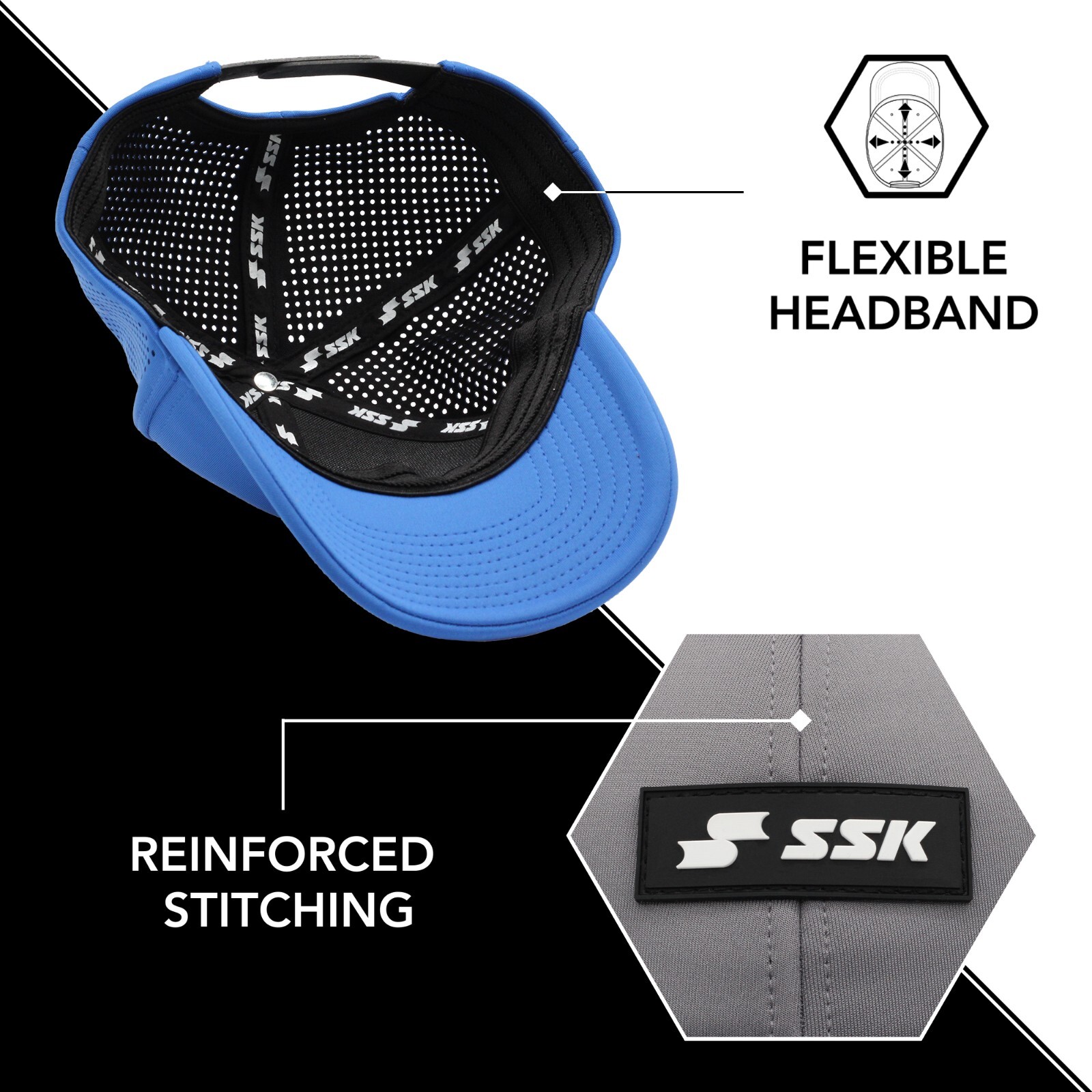 SSK Showcase Curved Brim Baseball Snapback Hat