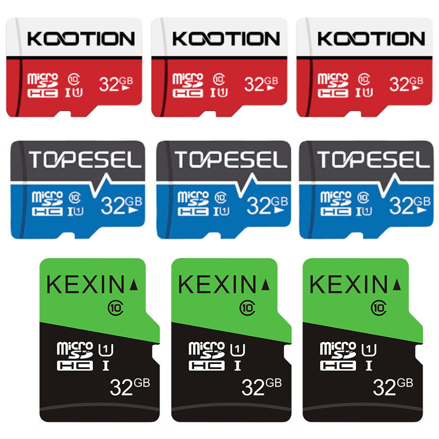 Lot 1/2/3PCS/5PCS 32GB Micro SD TF Card SDHC Class 10 Memory Cards For Camera