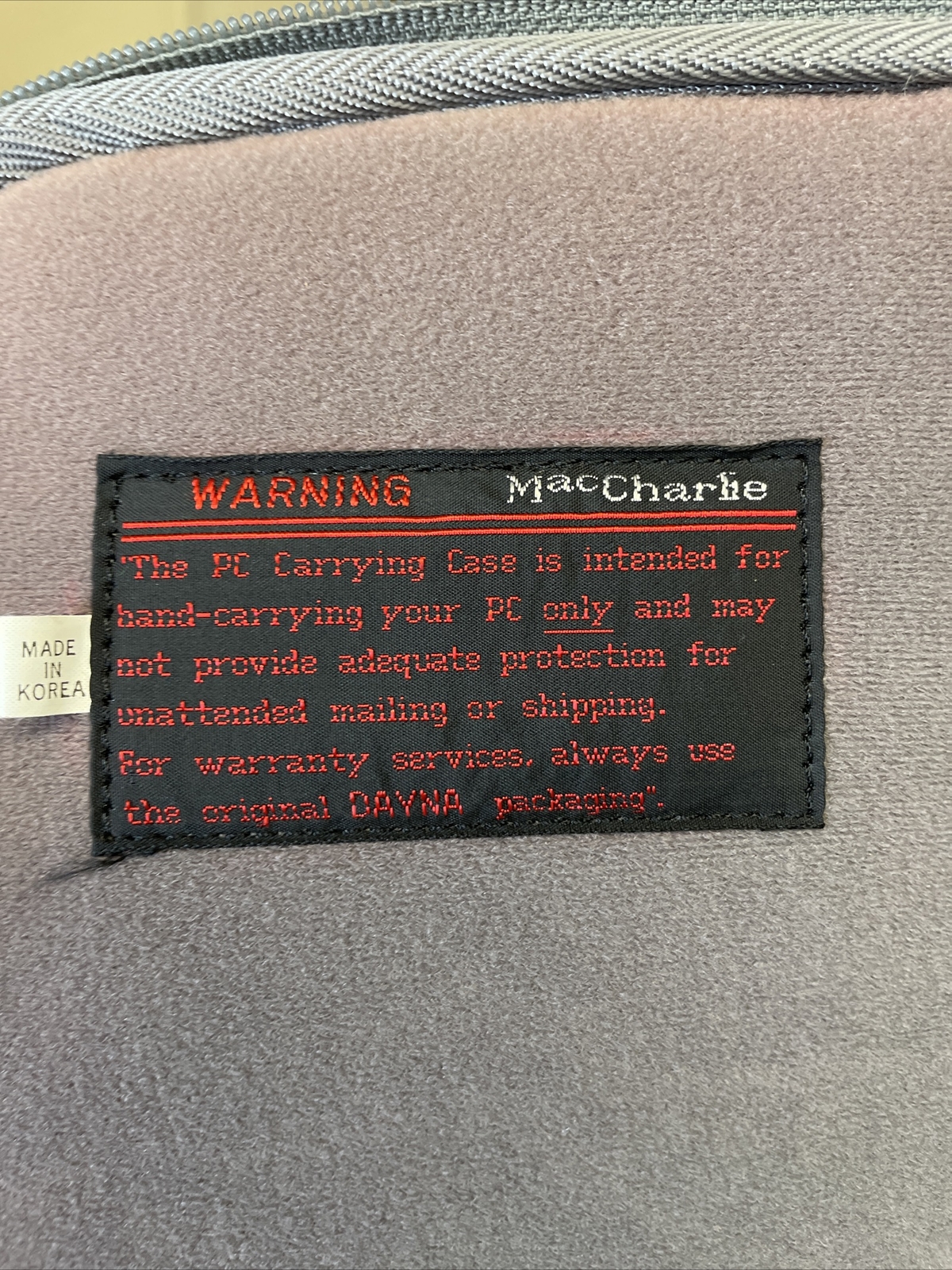Dayna Macintosh Mac MacCharlie Mac Charlie IBM PC Clone Computer Bag Travel