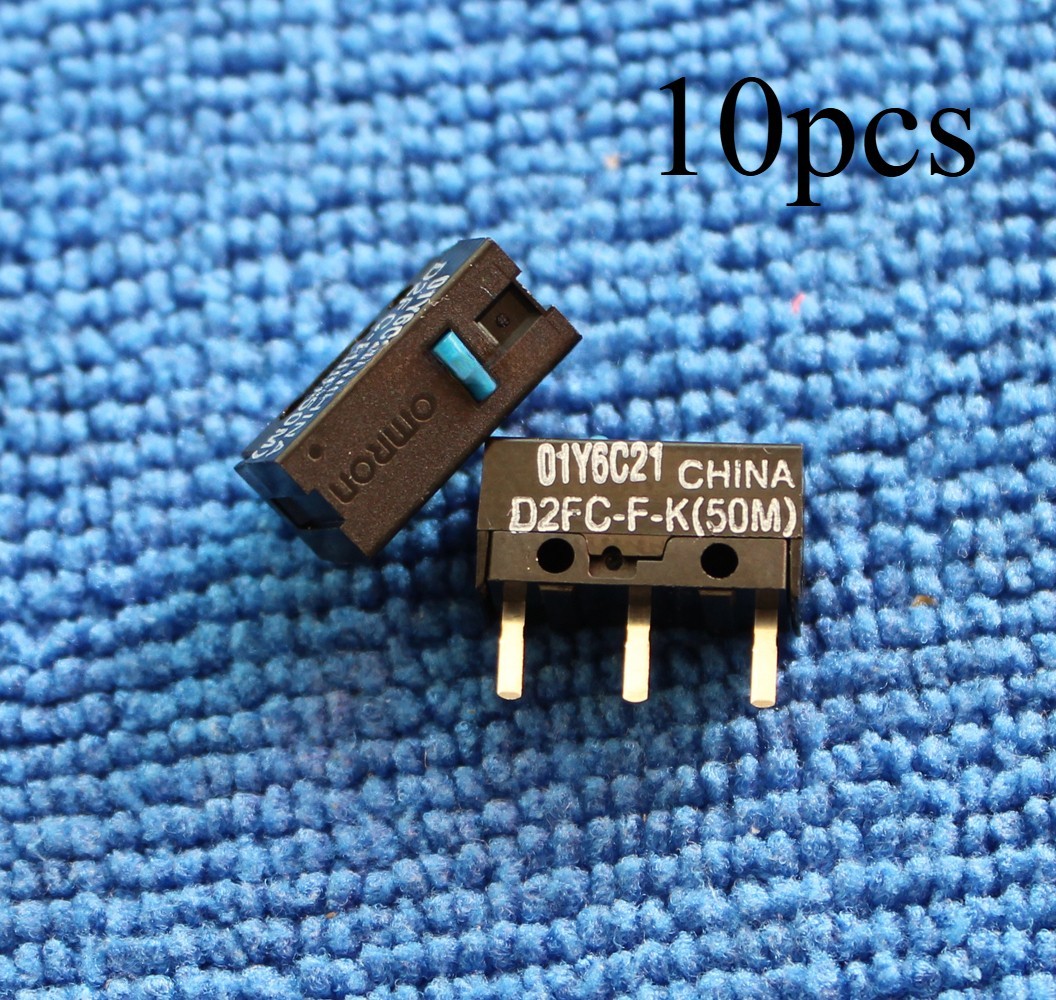10pcs ORIGINAL & Brand New OMRON D2FC-F-K(50m) D2FC-F-K Mouse Micro Switch