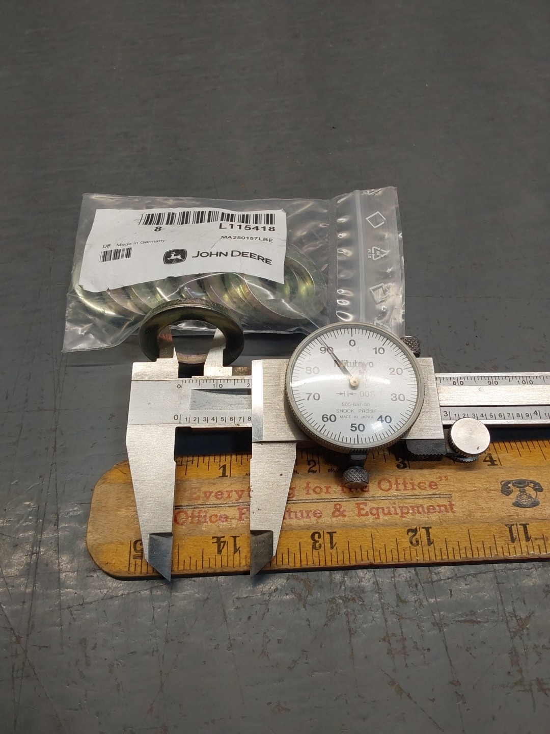 8/PACK Genuine John Deere L115418 Washer