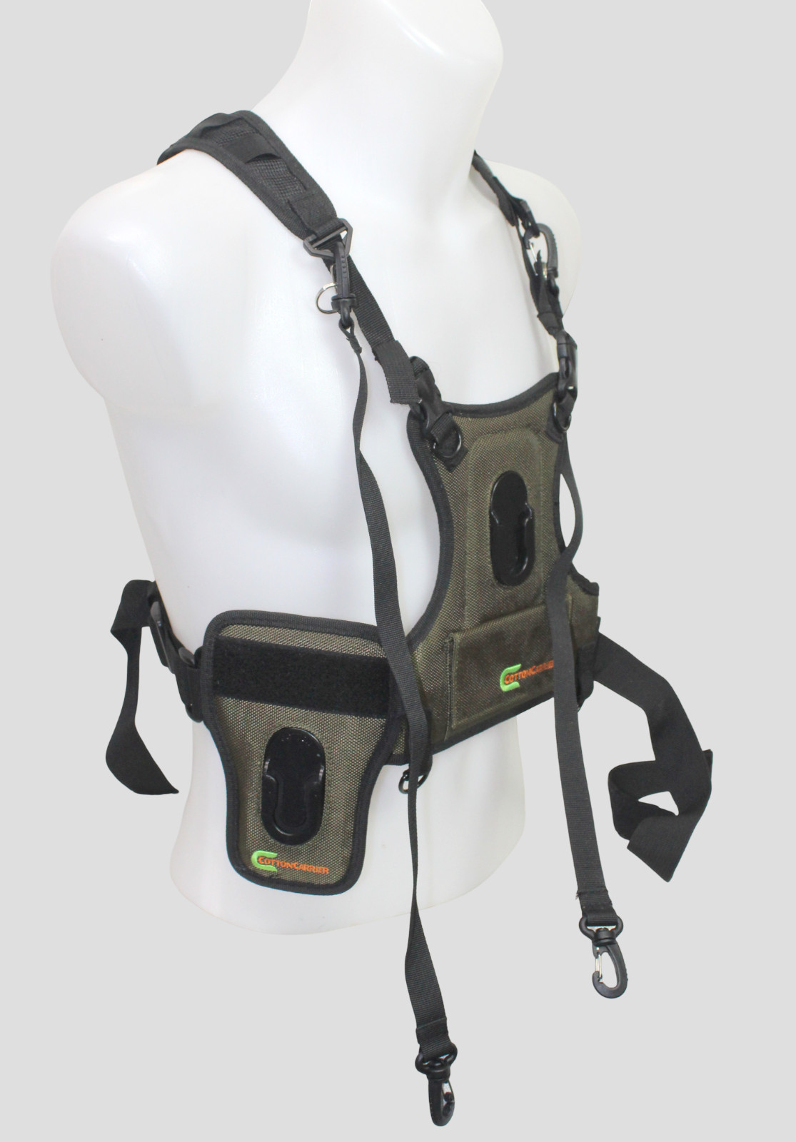 Cotton Carrier Camera Harness System Olive Black
