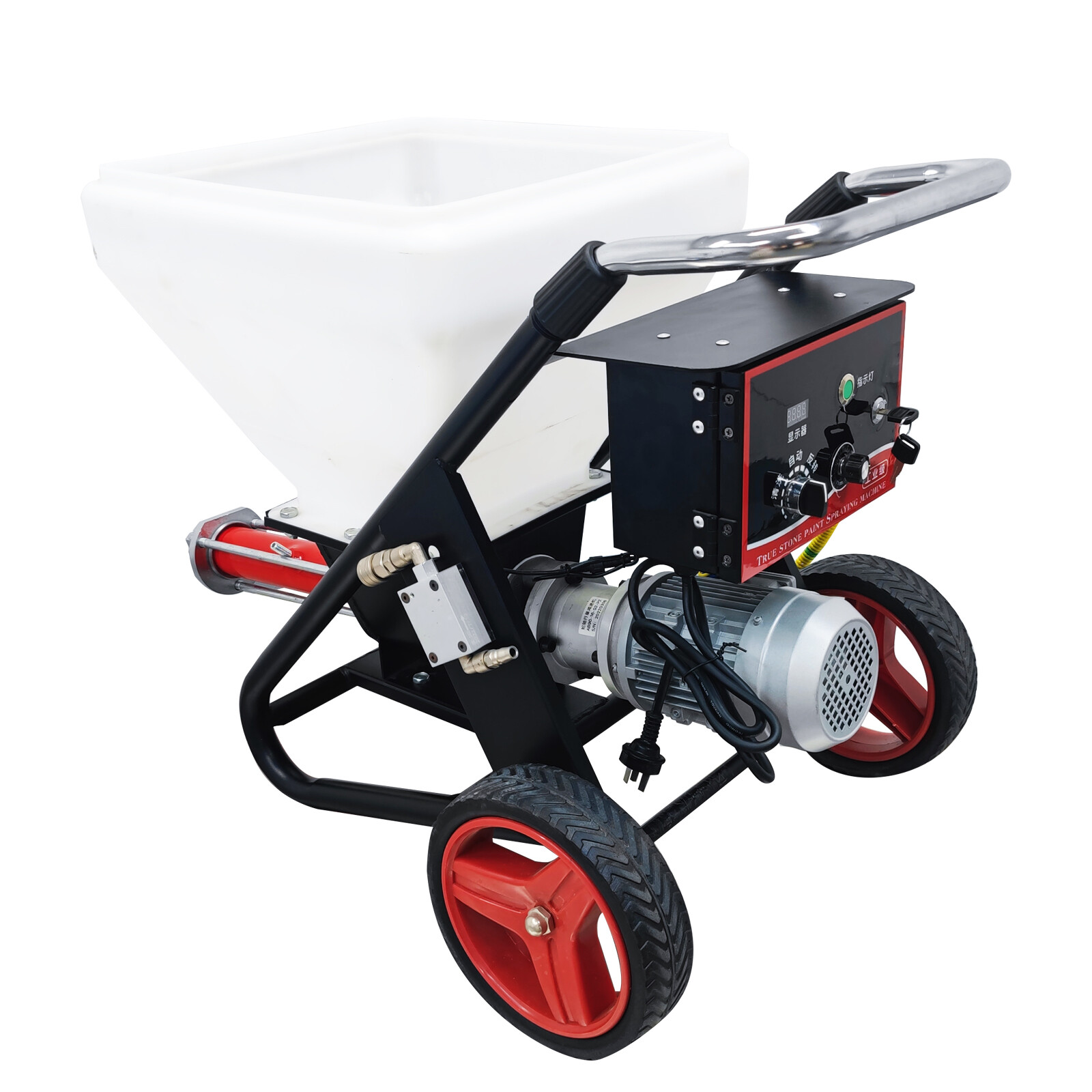 Putty Cement Grouting Sprayer Mortar Paint Spraying Machine 48L Open Hopper 110V