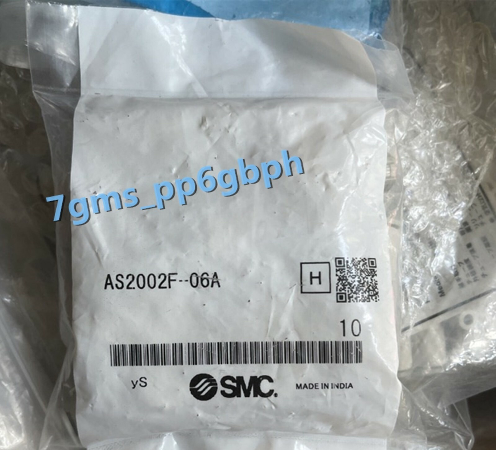 2 PCS NEW SMC throttle valve AS2002F-06A #lk
