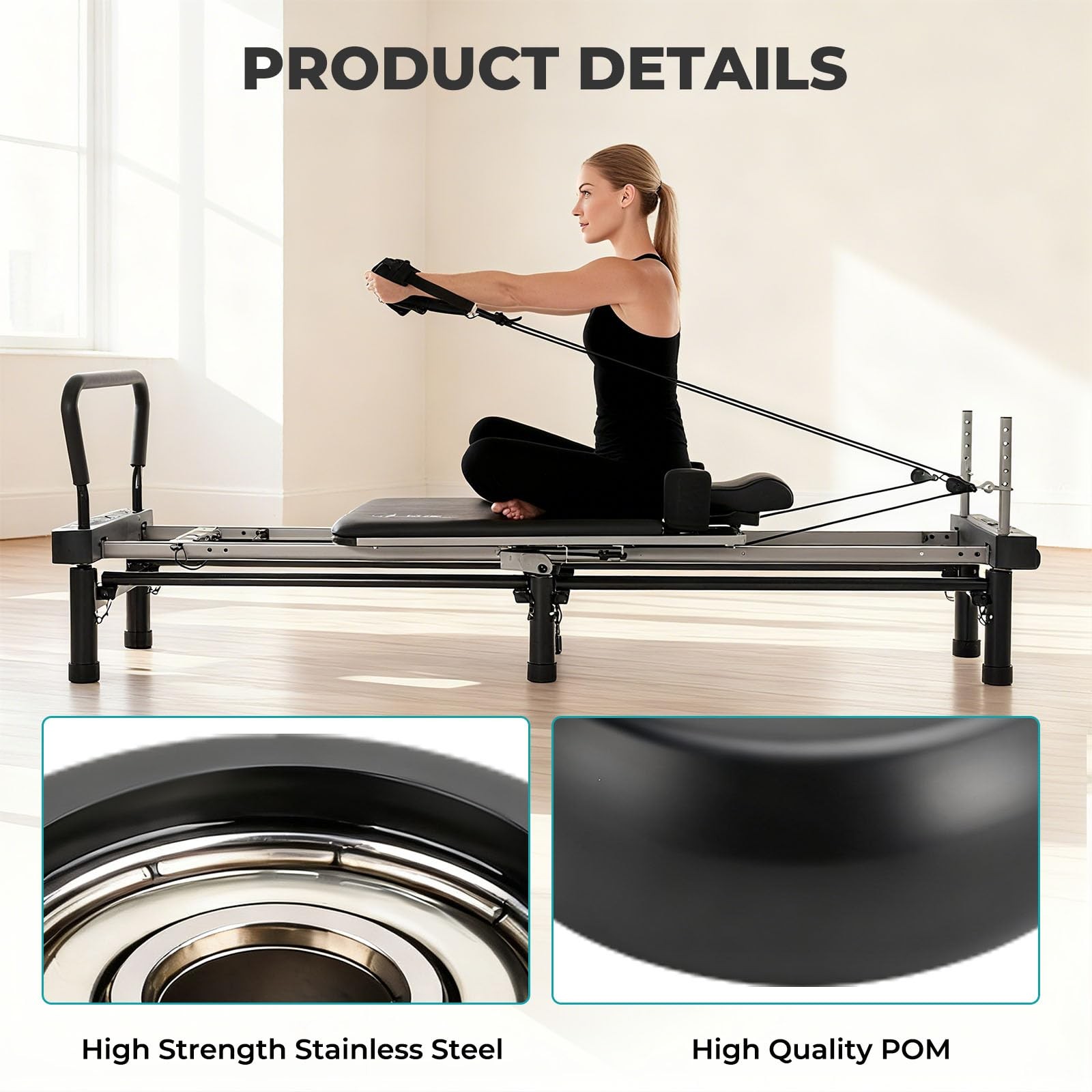 Roller Wheels for Aero Pilates Reformer, Replacement Roller Wheels for Pilate...