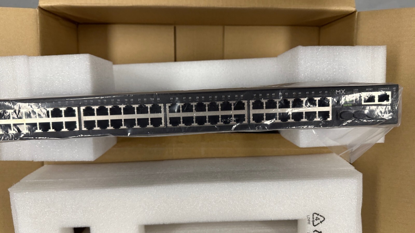 AVPro Edge AC-MXNET-SW48 MXNet 48 Port Network Switch - Used Once, Config Loaded