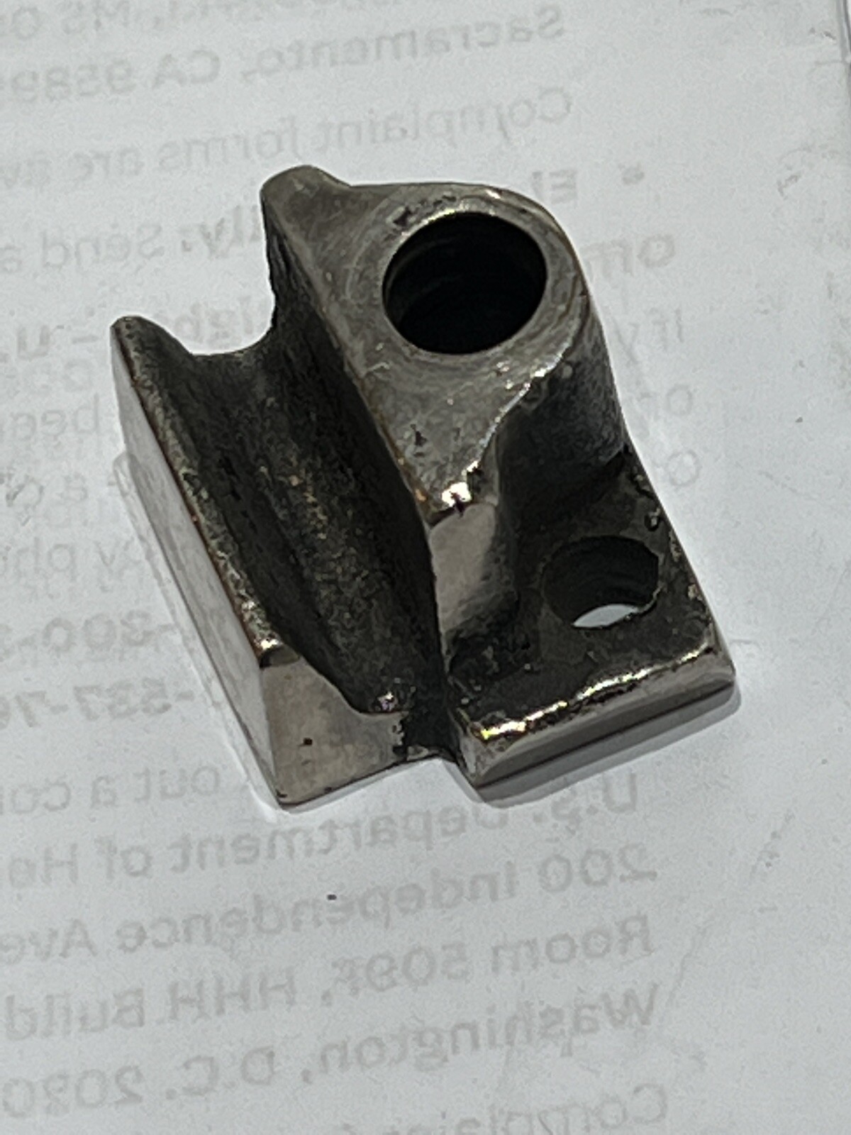 VINTAGE DRUM TENSION ROD & COLLAR HOOK CLIP- 2pc