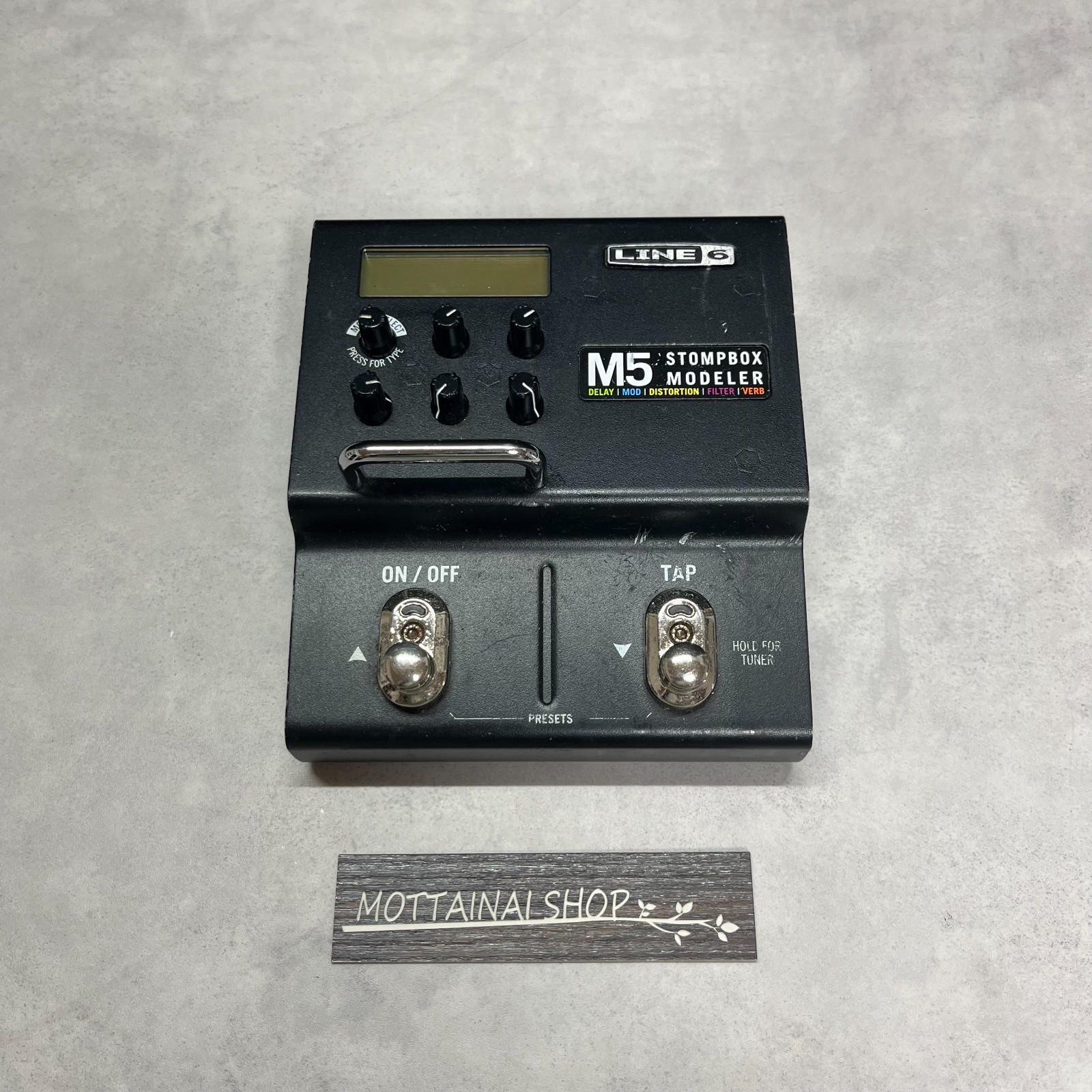 Line 6 M5 Stompbox Modeler Guitar Multi Effects Pedal Processor Working Tested!