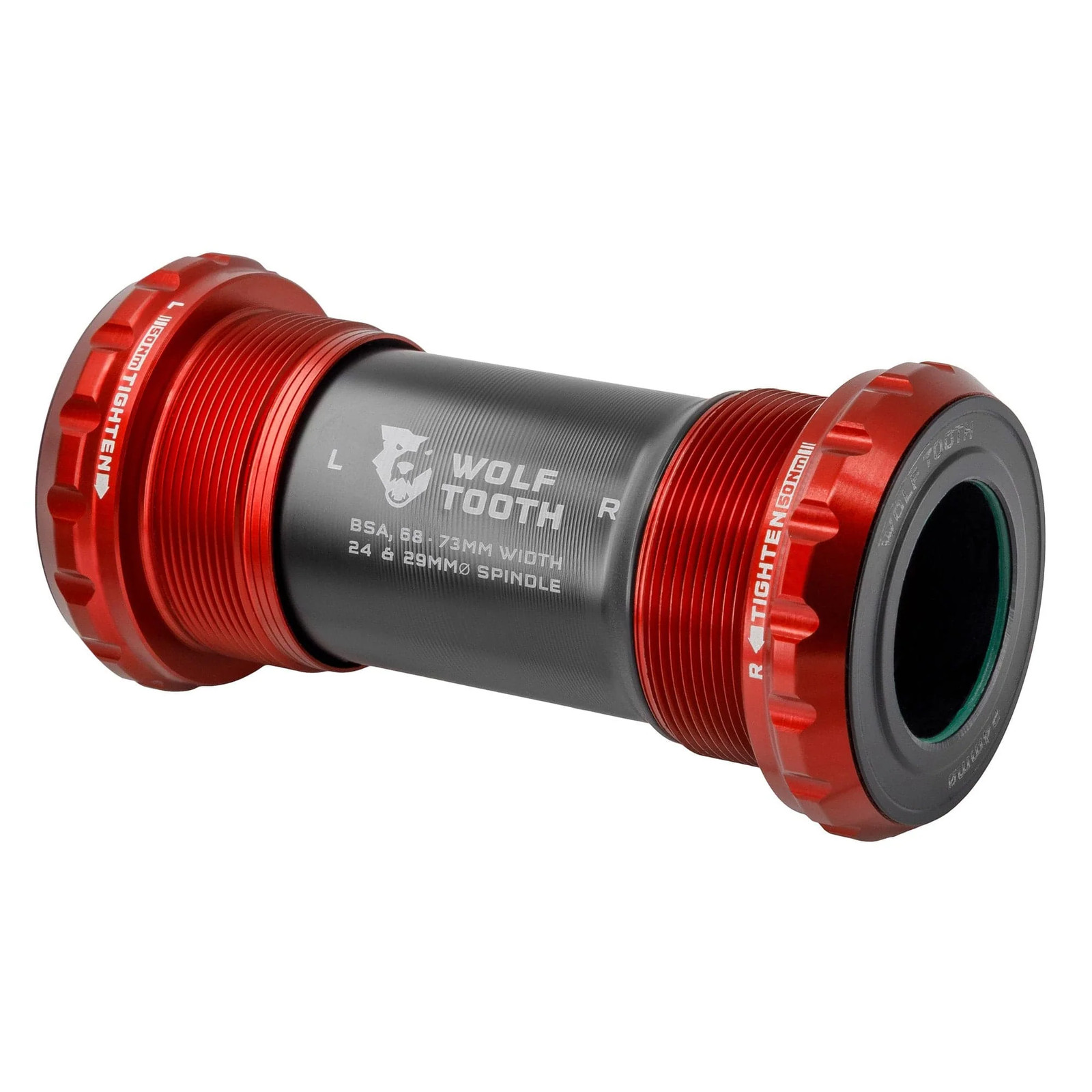 Wolf Tooth BSA Bottom Bracket 24mm Red
