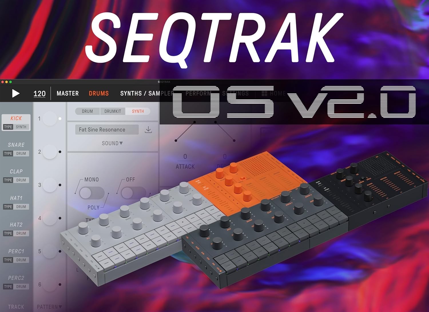 Yamaha SEQTRAK Orange Music Ideastation Sequencer