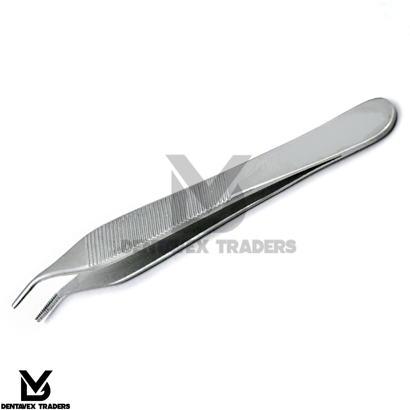 "Adson Brown Tissue Forceps 4.92'' – Curved Angular Surgical Anatomic Tweezer" ✅