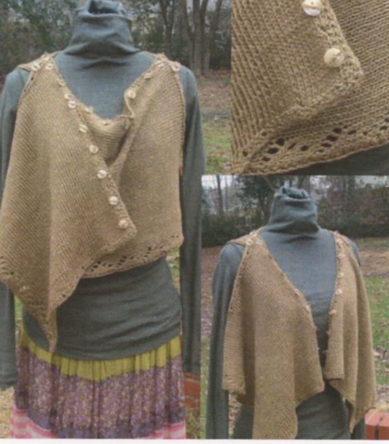 Imagine Knit Designs Knitting Pattern "Josie" Vest - Women - Adjustable One-Size